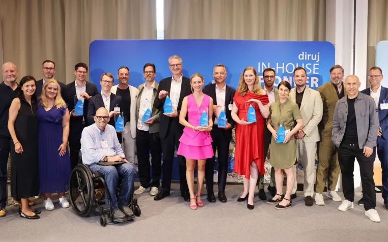 diruj zeichnet die innovativsten Rechts- und Compliance-Abteilungen Deutschlands aus Bild: diruj zeichnet die innovativsten Rechts- und Compliance-Abteilungen Deutschlands aus