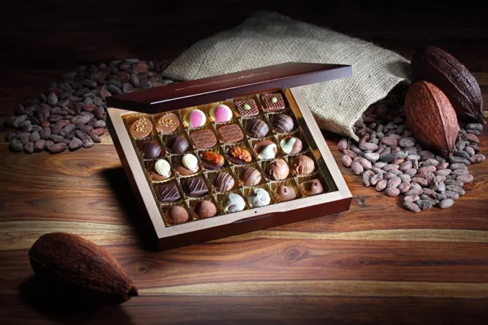 Bild: Der Pralinenbote kommt