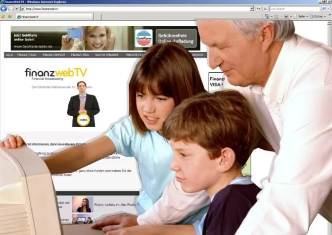 Bild: FinanzWebTV - der neue Internetsender ist online