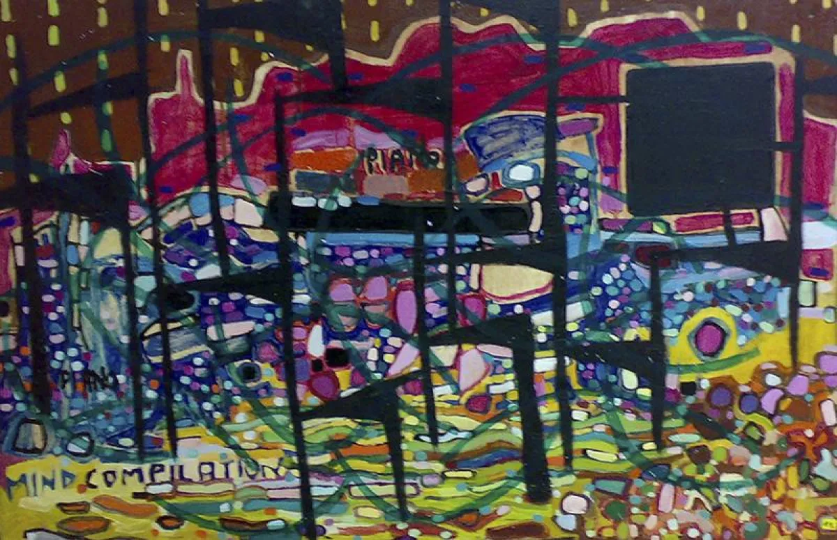 Thomas Notheisen, Mind Compilation, Öl auf MDF