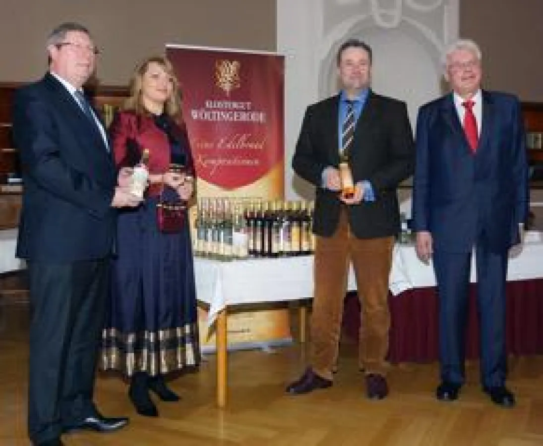Burkhard Siebert, Edelfrau Sophie, Markus Grüsser und Hans-Christian Biallas