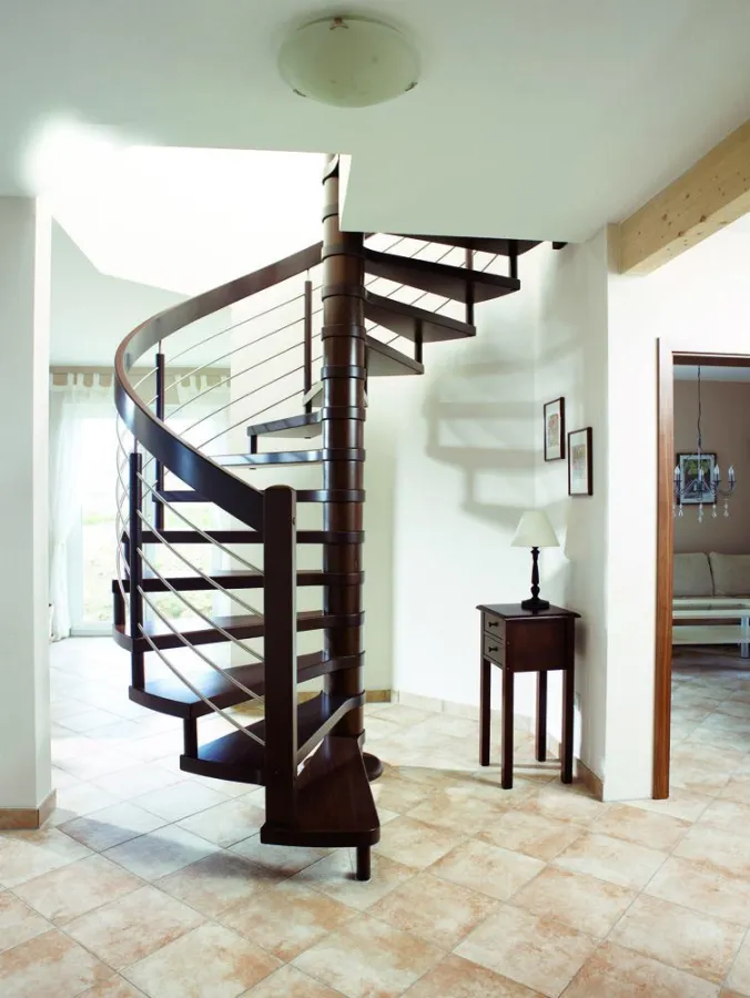 Spindeltreppe, Foto: Fuchs-Treppen