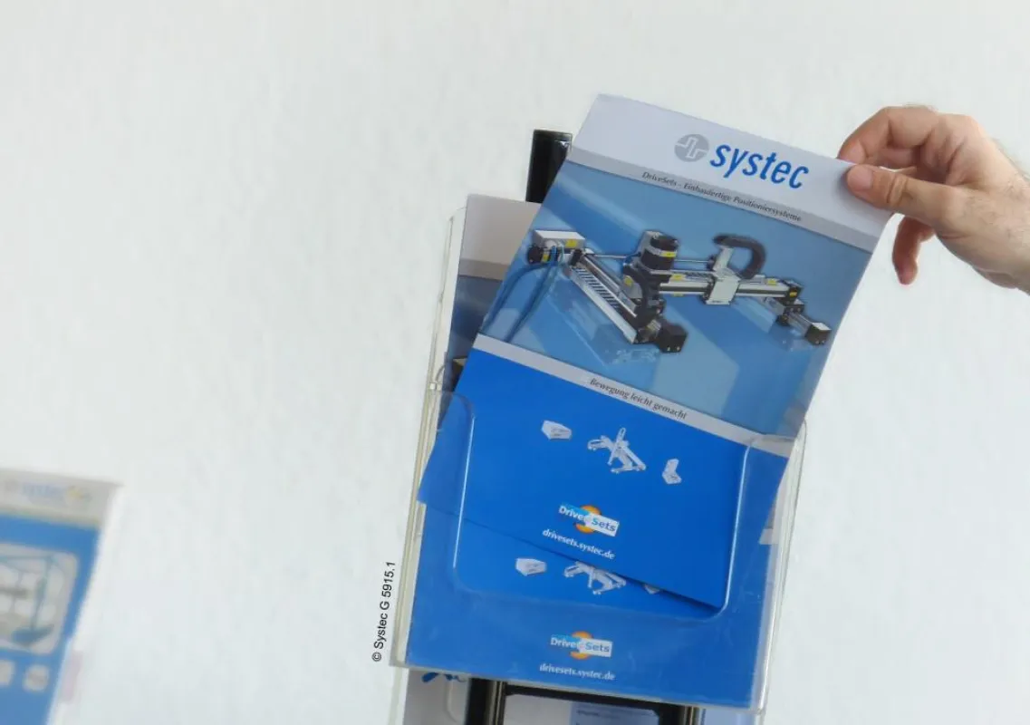 Komplett runderneuert hat die Systec GmbH Ihr DriveSets-Prospekt