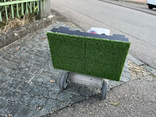 Bild: Schwungvoll in die Gartensaison: Das neue RasenPlusPad von haid-tec mit Tiefenwirkung für den Outdoor-Bereich