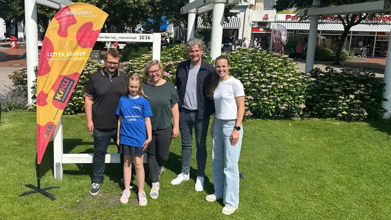 Bild: Lotta übernimmt als 14. Kinderkurdirektorin  das Norderneyer KIKU-Amt für 2026/27