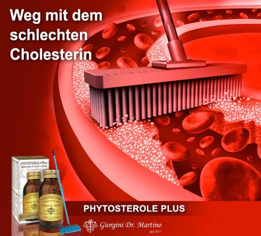 Bild: Phytosterole plus von Dr. Giorgini, weg mit dem schlechten Cholesterin