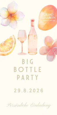 Bild: "Big Bottle Party" am 29. August mit Live-Jazz, Kulinarik und ausgewählten Weinen