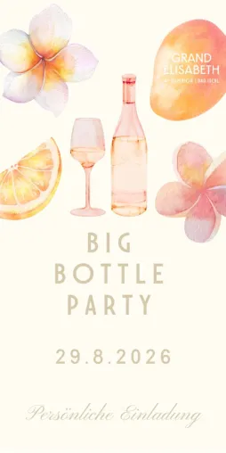 Bild: "Big Bottle Party" am 29. August mit Live-Jazz, Kulinarik und ausgewählten Weinen