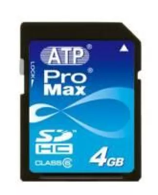 ATP stellt ProMax 4 GByte SDHC-Speicherkarte der Klasse 6 vor Bild: ATP stellt ProMax 4 GByte SDHC-Speicherkarte der Klasse 6 vor