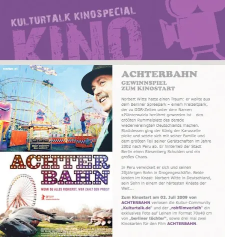 Bild: ACHTERBAHN-Leben als Film - Gewinnspiel zum Kinostart