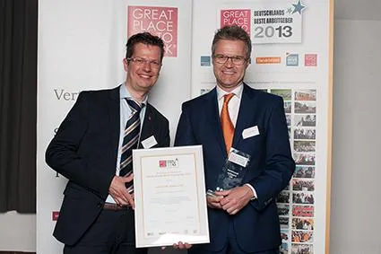 Bild: baramundi einer der Sieger im Great Place to Work® Wettbewerb