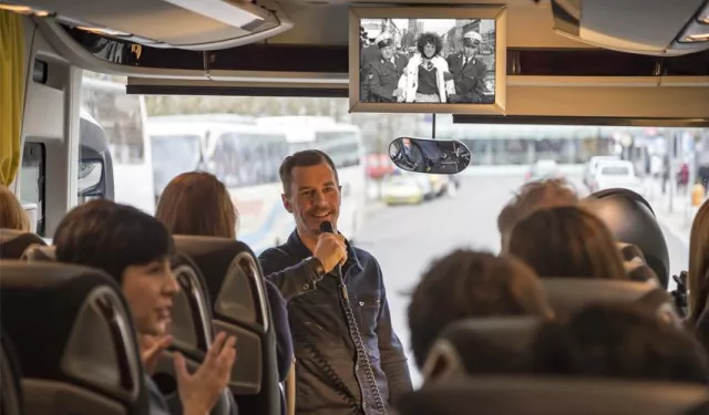 Bild: videoBustour „Mythos 68 – Hauptstadt der Revolte“ Eine multimediale Stadtrundfahrt in die Welt von 68