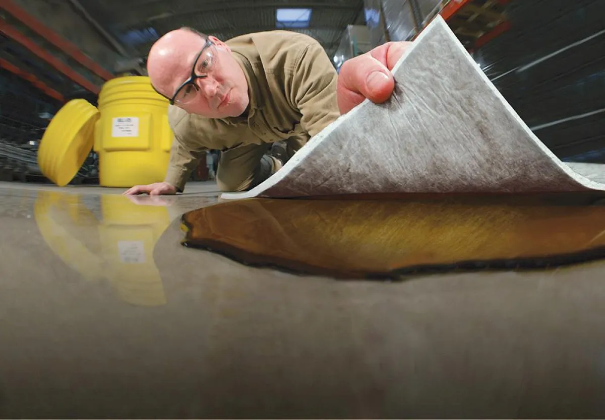 EcoSorb-Matten im Einsatz