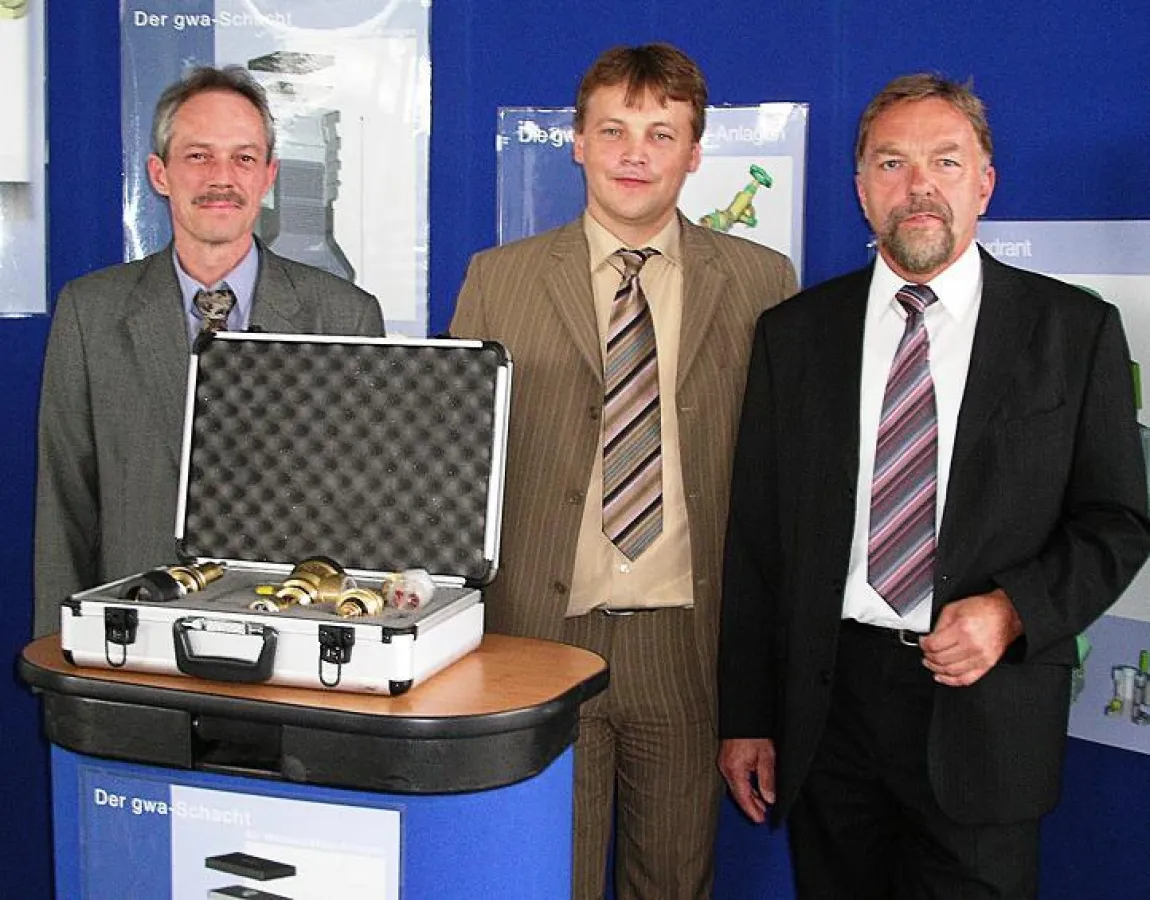 Siegfried Brand, Udo Hartmann und Dr. Thomas Müller (von links)