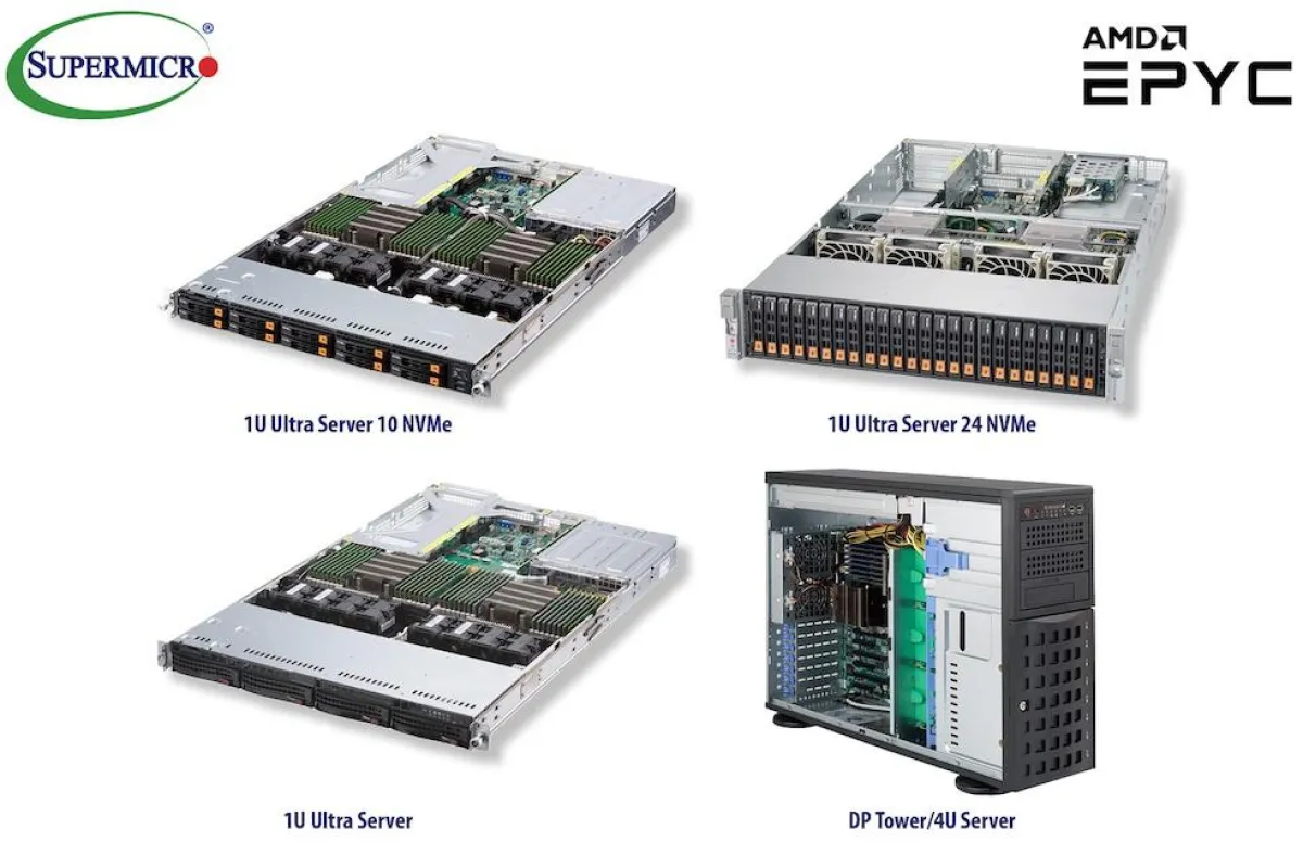 Portfolio der Server mit dem AMD EPYC? Prozessor