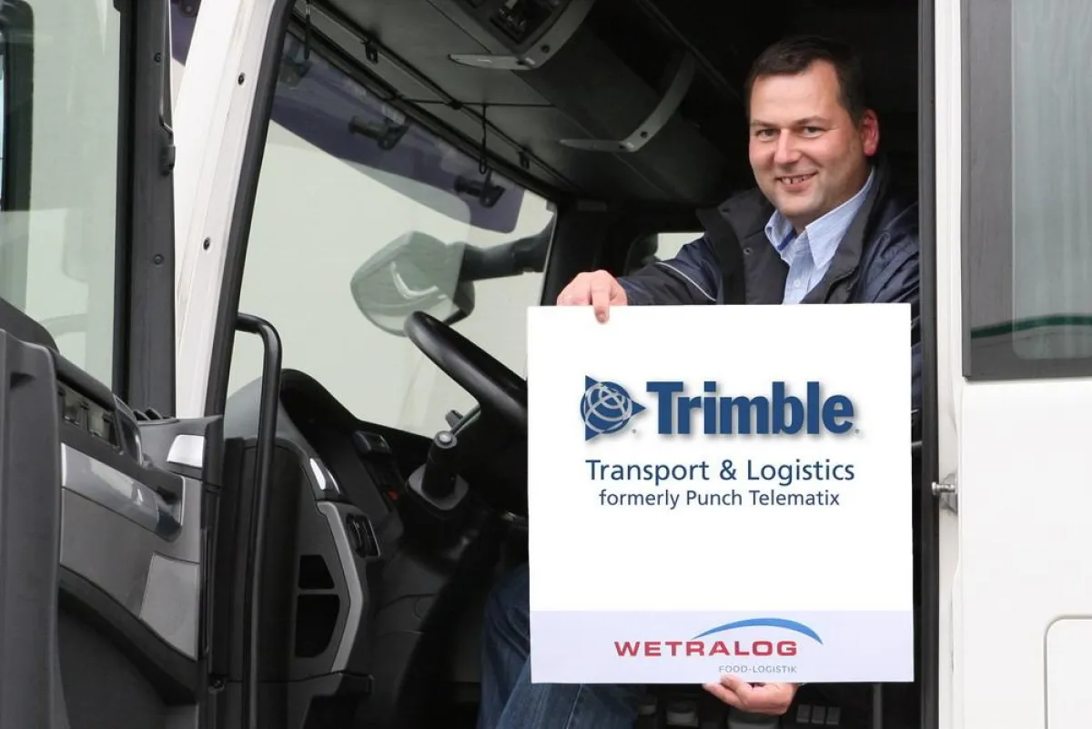 Pascal Wiesner setzt auf das Telematiksystem von Trimble