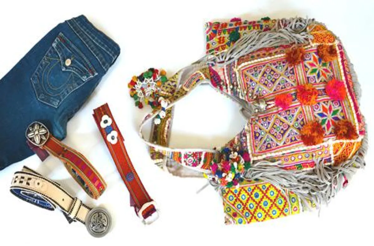 Modeaccessoires im Ethno-Stil