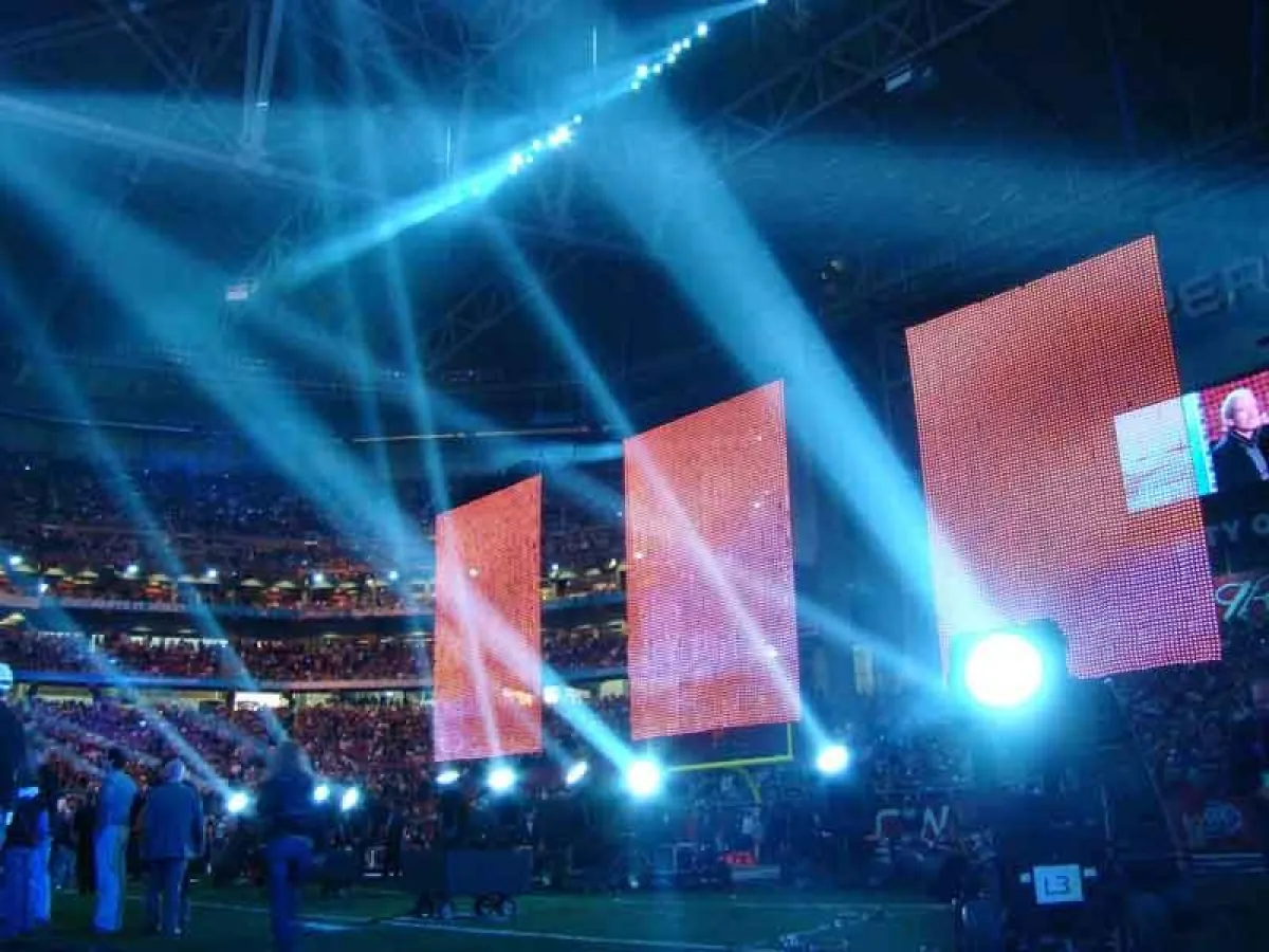 Super Bowl XLII mit FALCON® Lichtsystemen im Einsatz, Arizona/USA, 2008