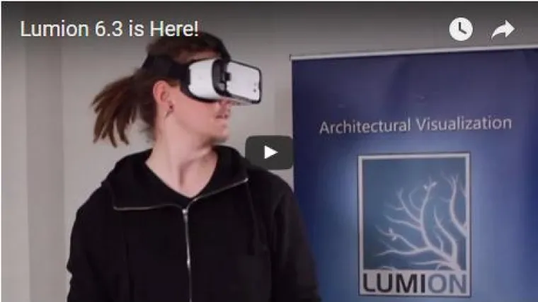 Bild: Mit der neue Version Lumion 6.3 wird Architekturvisualisierung mittels Virtual Reality zum Erlebnis