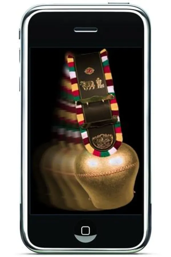 Kuhglocke für das iPhone