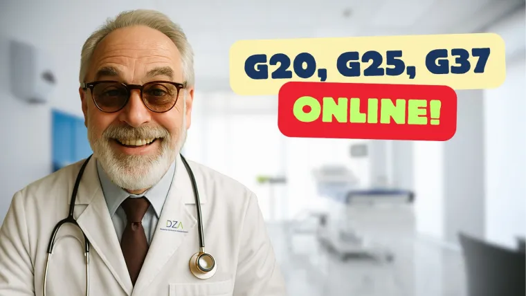 Ehem. G20, G25 und G37 ab sofort Online machbar! Bild: Ehem. G20, G25 und G37 ab sofort Online machbar!