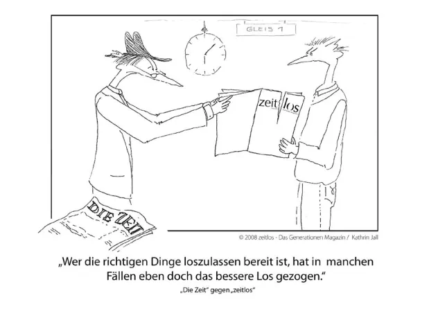 „Die Zeit“ gegen „zeitlos - Das Generationen Magazin“ - Gütliche Einigung erzielt Bild: „Die Zeit“ gegen „zeitlos - Das Generationen Magazin“ - Gütliche Einigung erzielt