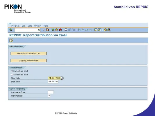 Endlich können Berichte aus SAP ERP automatisch erstellt und per Mail versand werden Bild: Endlich können Berichte aus SAP ERP automatisch erstellt und per Mail versand werden