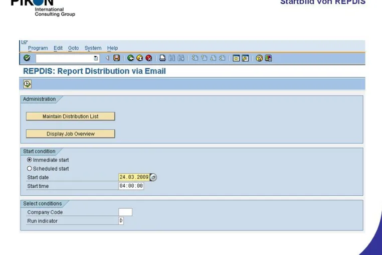Bild: Endlich können Berichte aus SAP ERP automatisch erstellt und per Mail versand werden