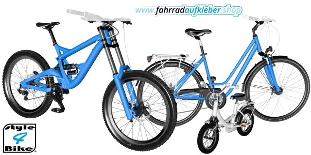 Bild: Fahrrad im neuen Design - mit fahrradaufkleber.shop