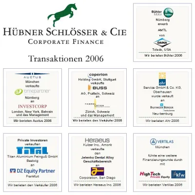 Bild: 2006 war ein sehr gutes Jahr für Hübner Schlösser & Cie