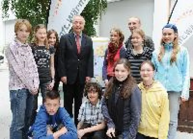 Bild: Prominente Unterstützung der Wärmepumpen-Aktionswochen 2009