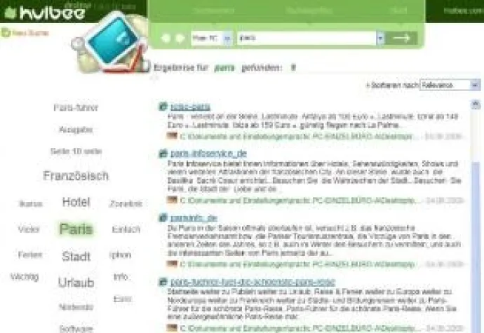 Bild: Intelligente Suche nun auch auf dem eigenen Computer