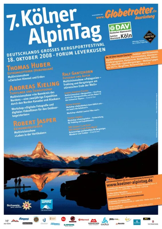 Veranstaltungsplakat 7. Kölner AlpinTag