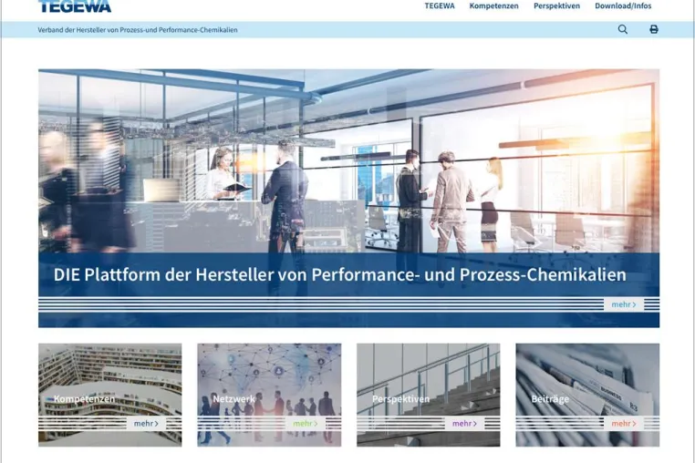 formativ.net Internetagentur erstellt neue Internetseite für TEGEWA Bild: formativ.net Internetagentur erstellt neue Internetseite für TEGEWA