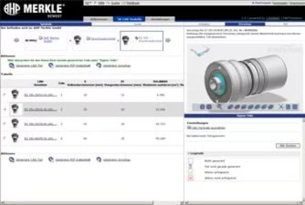 Bild: Goldenes Katalogsiegel für den Elektronischen Produktkatalog von AHP Merkle