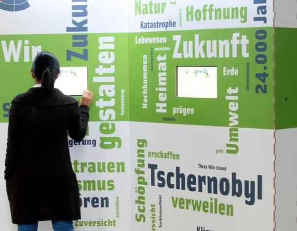 Bild: Ausstellung zur EM in der Ukraine erinnert an die Reaktorkatastrophe von Tschernobyl