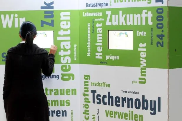 Bild: Ausstellung zur EM in der Ukraine erinnert an die Reaktorkatastrophe von Tschernobyl