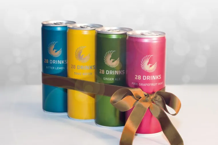 Bild: Kunterbunte Geschenkideen mit 28 DRINKS Bitter-Limonaden