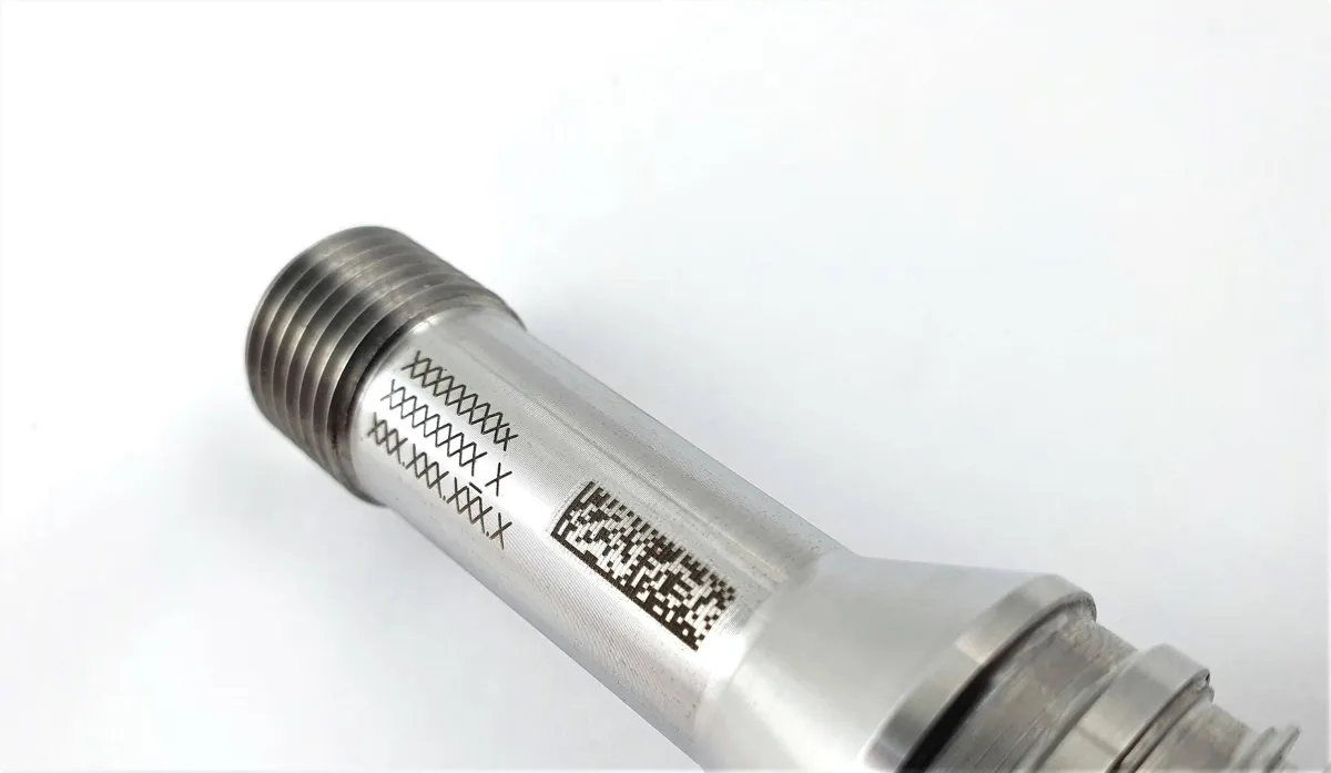 Die Beschriftung von Codes gehört zu den Standardanwendungen von Laserbeschriftungssystemen.