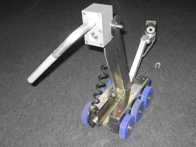 Bild: Roboter in Lüftungsanlagen – Reinigen mit Trockeneis