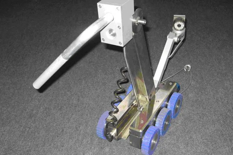 Bild: Roboter in Lüftungsanlagen – Reinigen mit Trockeneis