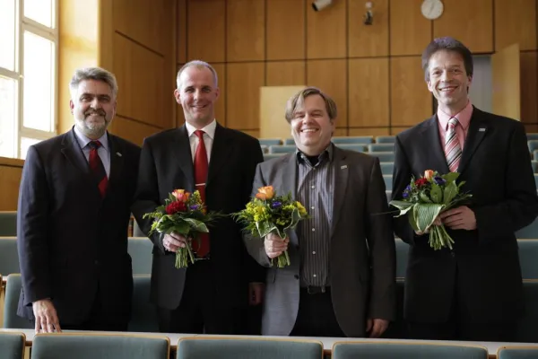Bild: Drei Prorektoren auf Vorschlag von Rektor Willingmann an der Hochschule Harz gewählt