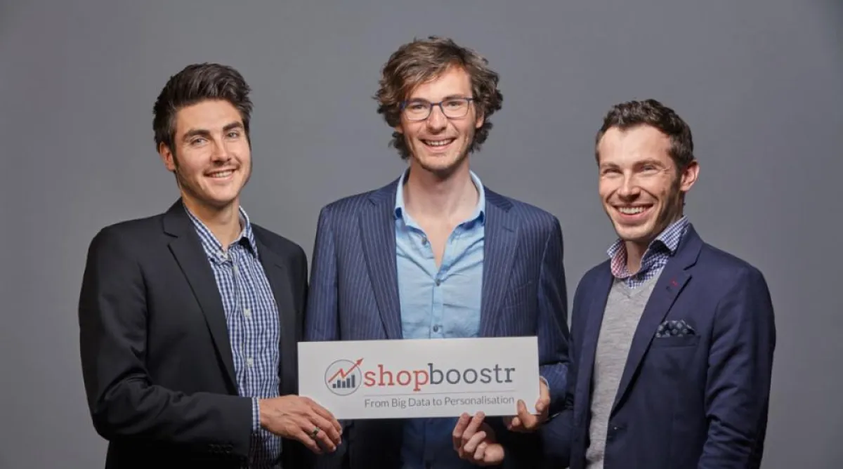 Das Shopboostr-Gründerteam: Dimitri Haußmann, Hendrik Vlaanderen und Stephan Schindler (v.l.n.r.)