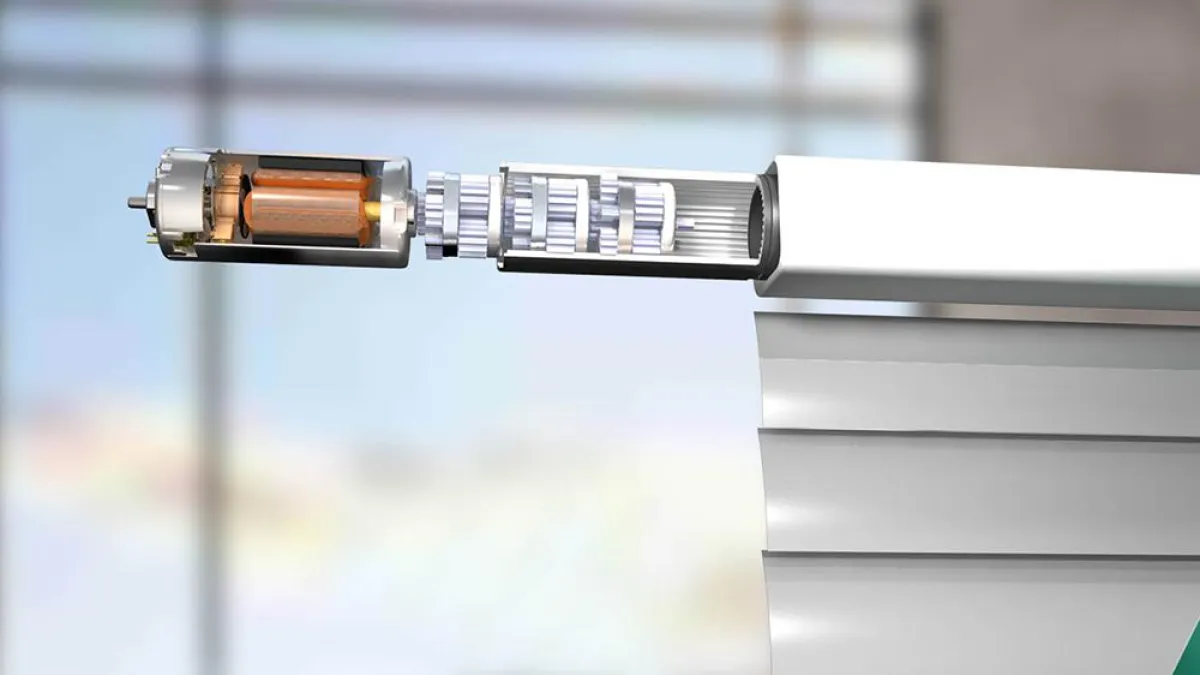 Extrem kompakt: Schnittzeichnung des Bühler 22 mm Getriebemotors