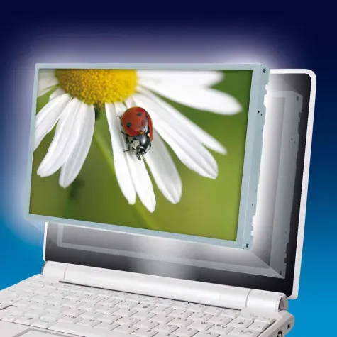 Bild: Voll im Trend – TFT-Display in Netbook-Größe