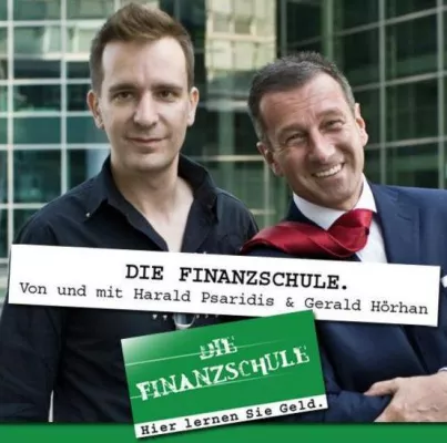 Bild: Die Finanzschule+++Hier lernen Sie Geld+++Gerald Hörhan und Harald Psaridis zeigen den Weg aus der Krise