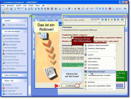 Bild: TurboDemo neue Version 7.5