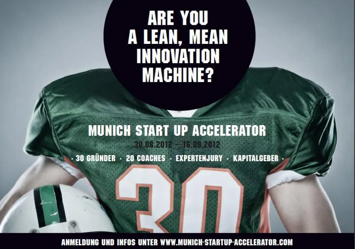 Munich Startup Accelerator 31.08. - 16.09. in München