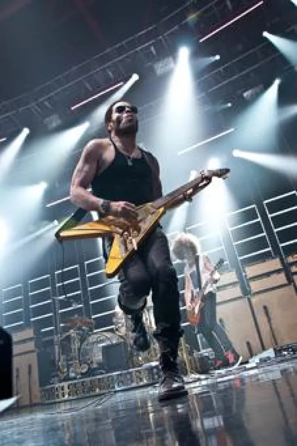 Am 20. Juli 2009 im POLODROM Jüchen: Weltklasse-Musiker Lenny Kravitz