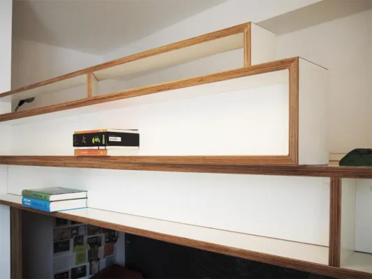 Architektur im Kinderzimmer - Hochbett Arbe - Bild: Architektur im Kinderzimmer - Hochbett Arbe -